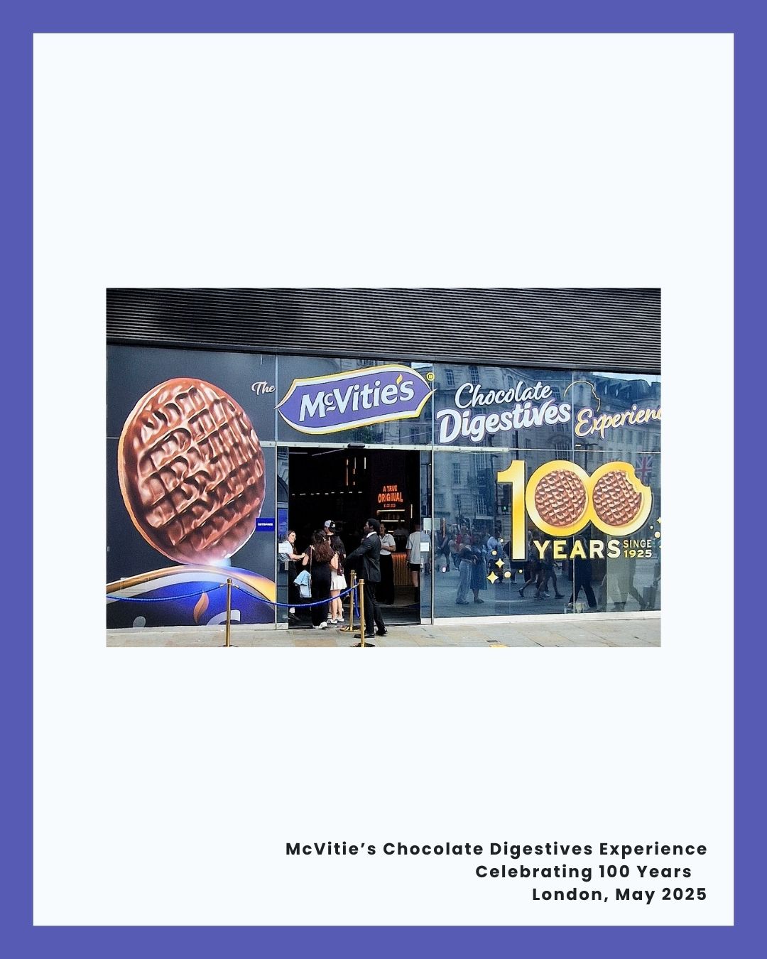 McVitie’s Chocolate Digestive Experience – London – May 2025